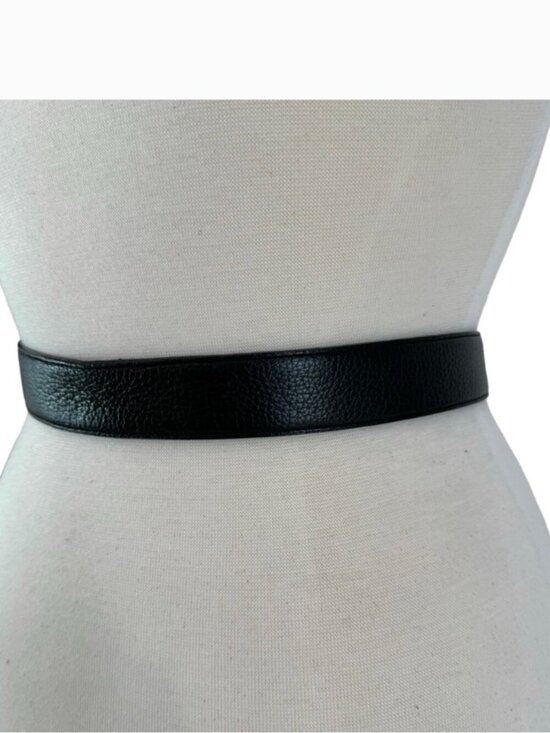 Brighton Really Tough Reversible Belt L Leather Silver Buckle Black Gray main image 6